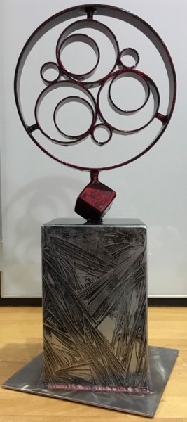 Скульптура под названием "Celtica" - Krystali Art Design, Подлинное произведение искусства, Нержавеющая сталь