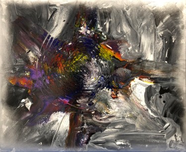 Pittura intitolato "Onde" da Krystali Art Design, Opera d'arte originale, Acrilico