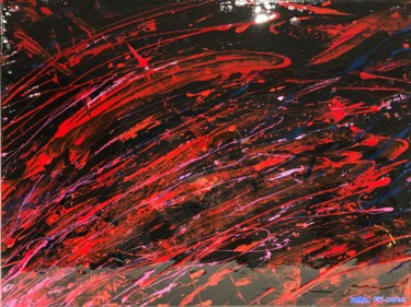 Pittura intitolato "Eclaboussures" da Krystali Art Design, Opera d'arte originale, Acrilico