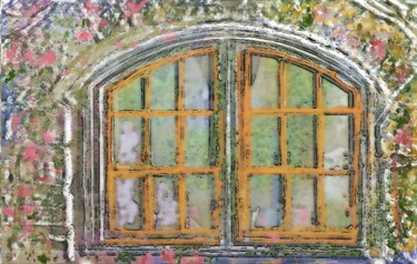 「Jardin intérieur」というタイトルのデジタルアーツ Krystelによって, オリジナルのアートワーク, デジタル絵画