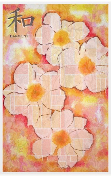 Digitale Kunst mit dem Titel "Harmony" von Krystel, Original-Kunstwerk, Digitale Malerei