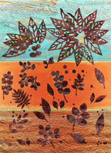 Arts numériques intitulée "Autumn Dance" par Krystel, Œuvre d'art originale, Peinture numérique