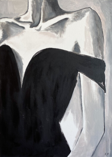 Картина под названием "Ready for the ball…" - Kristina Malashchenko, Подлинное произведение искусства, Масло Установлен на Д…