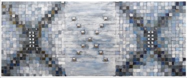 Malarstwo zatytułowany „3 x x” autorstwa Krystyna Ciećwierska, Oryginalna praca, Akryl Zamontowany na Inny sztywny panel