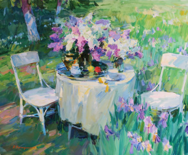 Painting titled "The Clear spring sh…" by Aleksander Kryushyn, Original Artwork, Oil