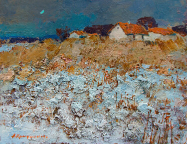 Peinture intitulée "Toward Evening" par Aleksander Kryushyn, Œuvre d'art originale, Huile Monté sur Châssis en bois