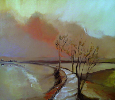 Malarstwo zatytułowany „zachód słońca” autorstwa Krzysiek Putanowicz, Oryginalna praca