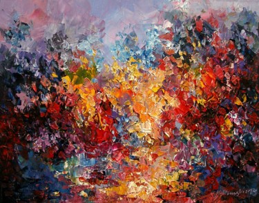 Painting titled "Landscape" by Krzysztof Lozowski, Original Artwork