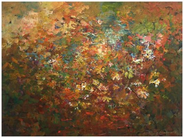 Painting titled "Łąka / Meadow" by Krzysztof Lozowski, Original Artwork