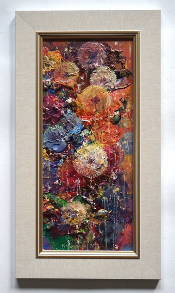 Картина под названием "Dmuchawce / Dandeli…" - Krzysztof Lozowski, Подлинное произведение искусства, Акрил