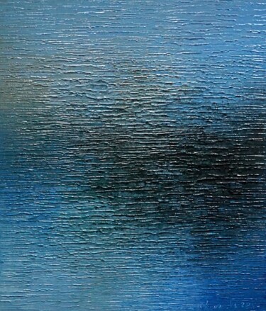 Painting titled "Water 1500" by Krzysztof Lozowski, Original Artwork, Acrylic