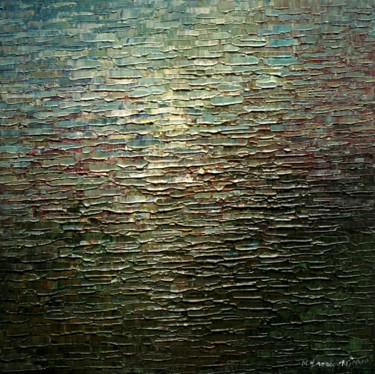 Painting titled "Water 67" by Krzysztof Lozowski, Original Artwork, Acrylic