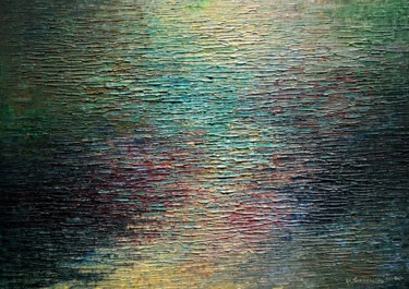Painting titled "Water 69" by Krzysztof Lozowski, Original Artwork, Acrylic