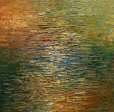 Painting titled "Water 70" by Krzysztof Lozowski, Original Artwork, Acrylic