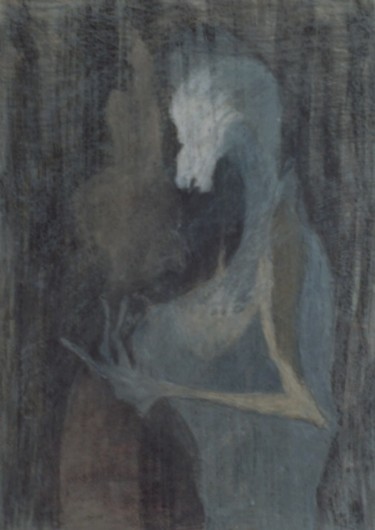 Painting titled "Szantrapa" by Krzysztof Lozowski, Original Artwork