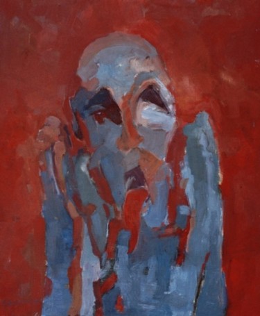 Painting titled "Uwolnione głowy ole…" by Krzysztof Lozowski, Original Artwork