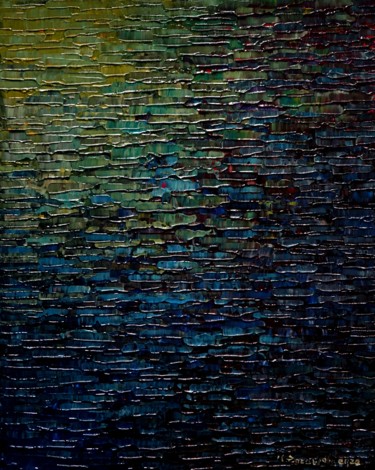 Painting titled "Water 103" by Krzysztof Lozowski, Original Artwork, Acrylic