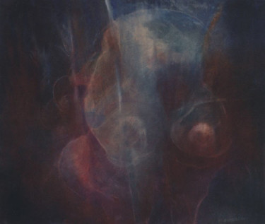 Painting titled "Ona" by Krzysztof Lozowski, Original Artwork
