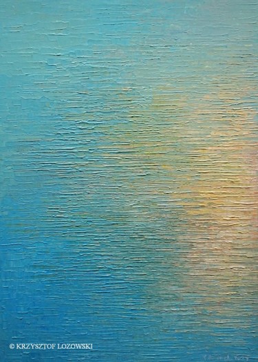 Peinture intitulée "Water 167" par Krzysztof Lozowski, Œuvre d'art originale, Acrylique