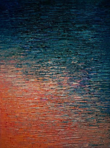 Pittura intitolato "Woda245" da Krzysztof Lozowski, Opera d'arte originale, Acrilico