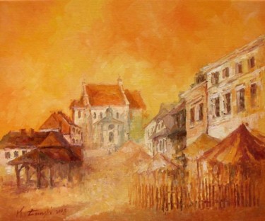 Painting titled "Impresja Kazimierz…" by Krzysztof Lozowski, Original Artwork