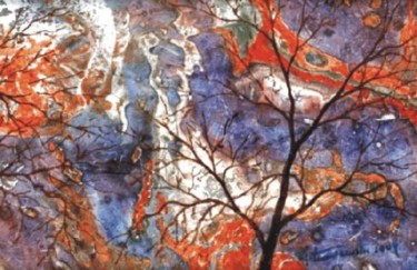 Peinture intitulée "Cykl Moje pejzaże I…" par Krzysztof Lozowski, Œuvre d'art originale