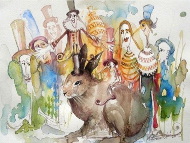 Malarstwo zatytułowany „Wielkanoc w Łozowsk…” autorstwa Krzysztof Lozowski, Oryginalna praca