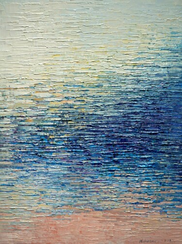 Painting titled "Water 1000" by Krzysztof Lozowski, Original Artwork, Acrylic