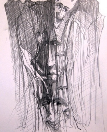 Desenho intitulada "There was a tree...…" por Krzysztof Lozowski, Obras de arte originais