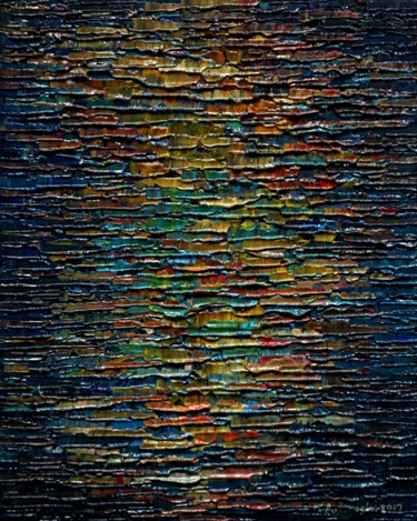 Painting titled "Water 189" by Krzysztof Lozowski, Original Artwork, Acrylic