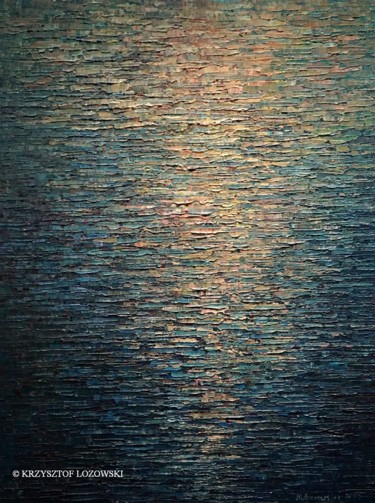 Malarstwo zatytułowany „Water 59” autorstwa Krzysztof Lozowski, Oryginalna praca, Akryl