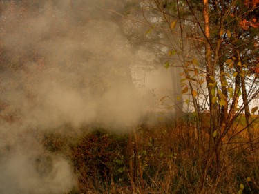 Photographie intitulée "Smoke" par Krzysztof Lozowski, Œuvre d'art originale