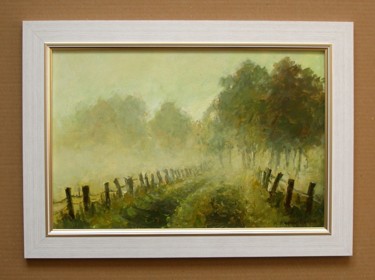 Painting titled "Morning" by Krzysztof Lozowski, Original Artwork, Acrylic