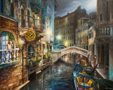 Painting titled "Giulietta Veneziana" by Krzysztof Slemp (NOEL), Original Artwork