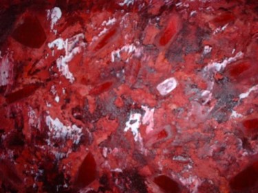 Peinture intitulée "ROSSO secondo" par Ksaro, Œuvre d'art originale