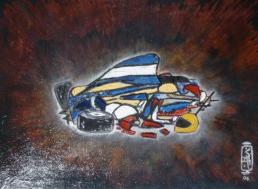 Painting titled "SENNA" by Ksaro, Original Artwork