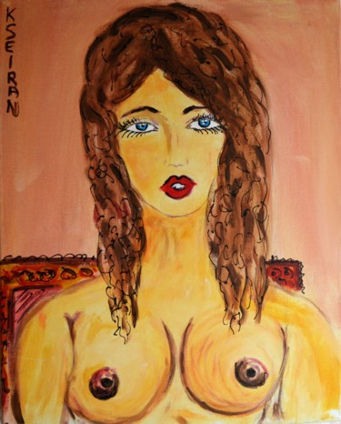 Peinture intitulée "nu" par Kseiran, Œuvre d'art originale