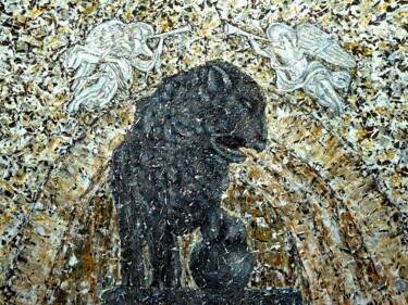 Malerei mit dem Titel "Триумфальный Петерб…" von Kseniia Davydova, Original-Kunstwerk, Acryl
