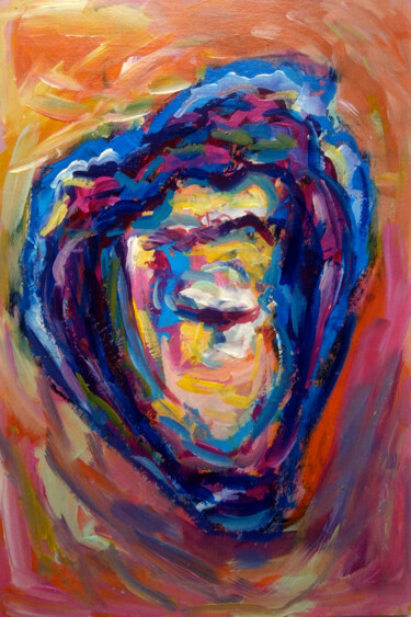 Картина под названием "Oyster" - Ksenia Tsyganyuk, Подлинное произведение искусства, Акрил