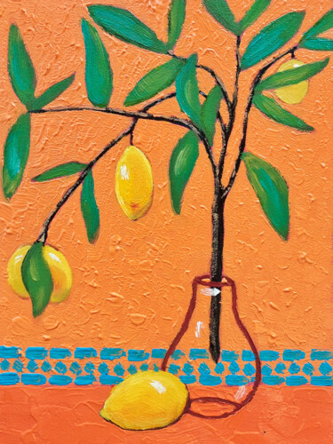 Pintura intitulada "Morocco dream. Stil…" por Ksenia Tsyganyuk, Obras de arte originais, Óleo Montado em Cartão