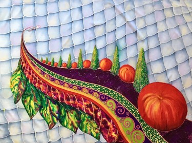 Текстильное искусство под названием "“My way”" - Ksenia Lisitsyna, Подлинное произведение искусства, Ткань