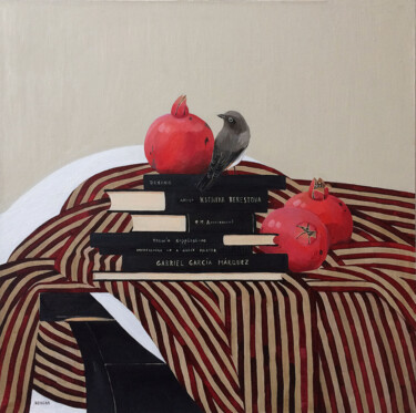 Картина под названием "Exclusively for ple…" - Ксения Берестова, Подлинное произведение искусства, Масло Установлен на Дерев…