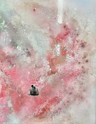 Peinture intitulée "Space for two" par Kseniia Eliseeva, Œuvre d'art originale, Acrylique
