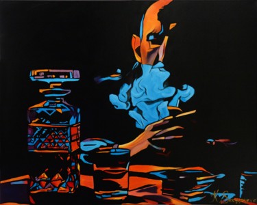 Gambler - popart painting Картина под названием "Gambler - popart pa…" - Kseniya Sergyeyeva, Подлинное произведение искусства, Масло