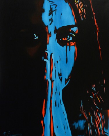 Forgiveness - popart painting Картина под названием "Forgiveness - popar…" - Kseniya Sergyeyeva, Подлинное произведение искусства, Масло
