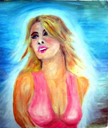 Peinture intitulée "blond charmante" par Kspersee, Œuvre d'art originale