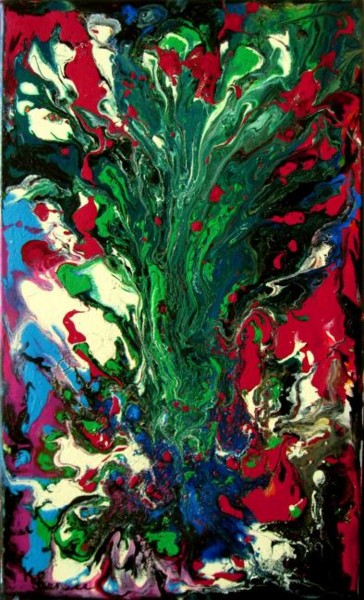 Painting titled "explosion de joie" by Kspersee, Original Artwork