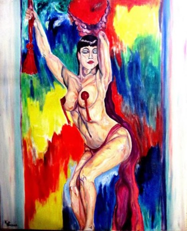 Peinture intitulée "danse nue" par Kspersee, Œuvre d'art originale