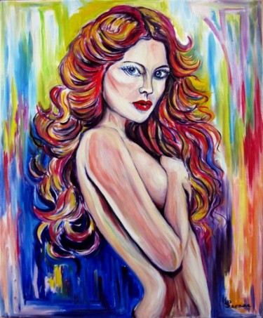 Painting titled "sensualité" by Kspersee, Original Artwork