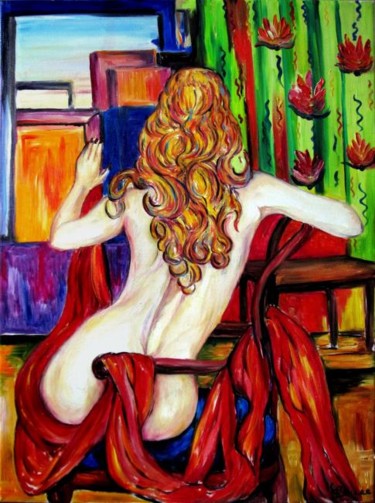 Painting titled "femme nue" by Kspersee, Original Artwork